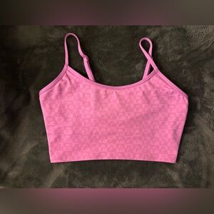 Victoria Secret PINK Checker Crop Sports Bra